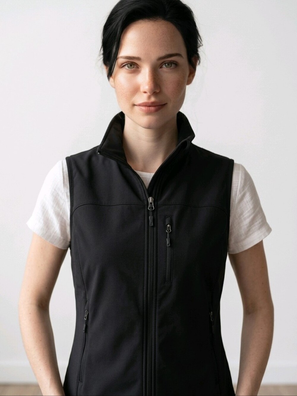 Marmot Women's Black Softshell Zip Vest